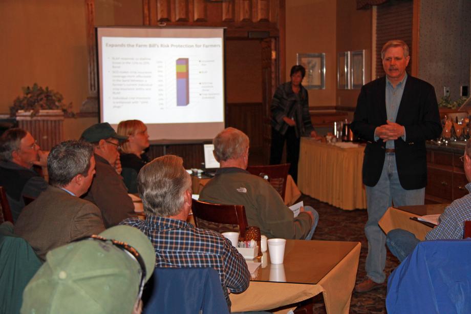 Farm Bill Forum with Western ND Producers-April 2012- Senator John Hoeven gathered agricultural producers from Western North Dakota to brief them on the current status of the farm bill in the U.S. Senate and to gather additional input from them as work continues to reauthorize farm programs.